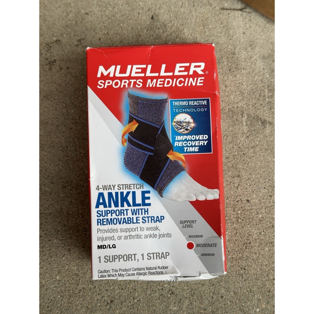 Mueller Sports Medicine Ankle Support w/Removable Strap MED/LG